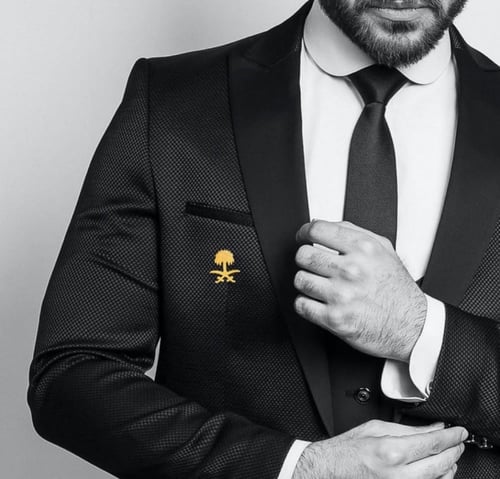 بروش سيفين ونخلة