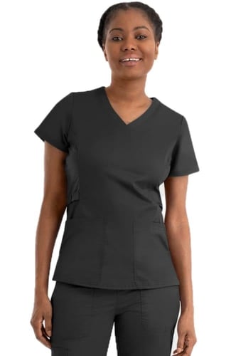 Maevn Blossom Signature Ladies Functional V-Neck S...