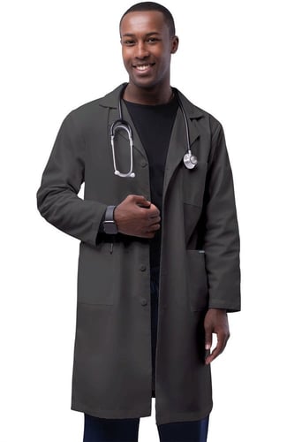 Universal By Adar Collection Unisex 39" Lab Coat w...
