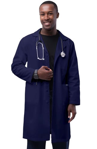 Universal By Adar Collection Unisex 39" Lab Coat w...