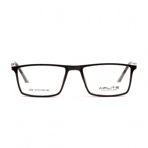 نظاره طبيه مستطيله لون أسود - A04