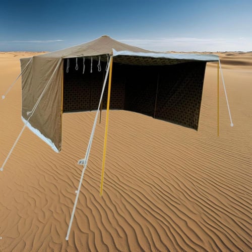 خيمة المكشات السفرية, خيمة رحلات, رملي,مقاس 5×5 يا...