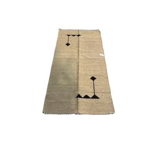 مدة أرضية, صوف صناعة يدوي,مقاس 2×1 متر,بيج