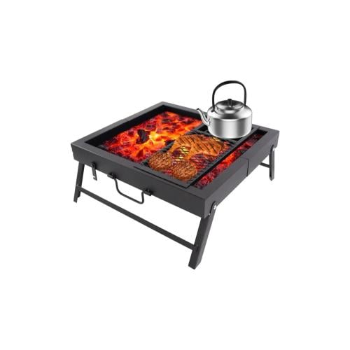 موقد غاز حديد, مع منفذ لي, مقاس 50×45×18 سم, موديل...