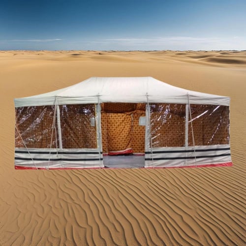 خيمة نجد ,3 طبقات, مع واجهه شفاف, مقاس 4×6×2 يارد,...