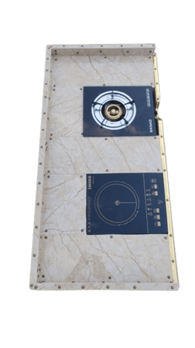 منقل غاز مع كهرب