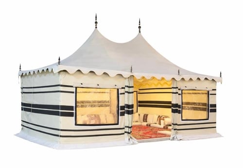 خيمة طويق هيكل حديد مقاس 6×4 متر