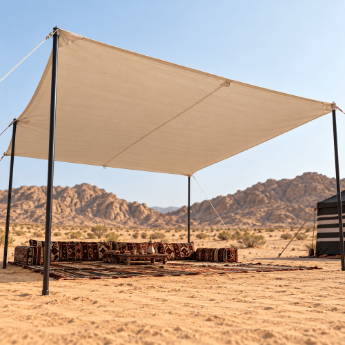 شبك الظل .مظلة سفرية , مقاس 5×3 متر