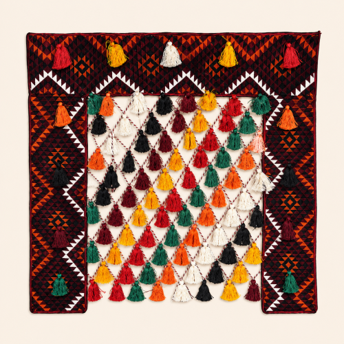 زينة تراثية, مقاس 120×120 سم,ملون