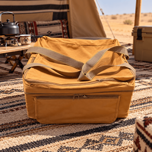 Duffle bag, travel bag, small size, sandy