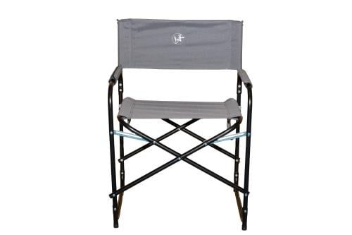 كرسي رحلات, قابل للطي, قماش بوليستر, رصاصي