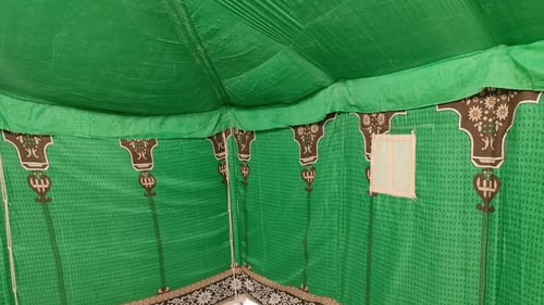 خيمة نجد , 3 طبقات, مع واجهه شفاف, مقاس 5×8×1.85 ي...