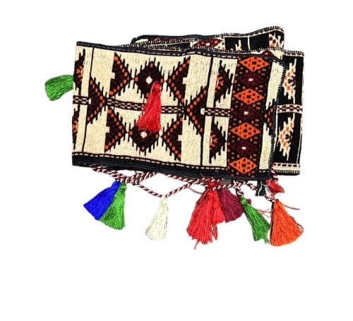 زينه تراثية, مقاس 3م ×30سم,ملون حجازية