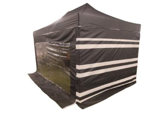 خيمة المنزل, مقاس 3×4، أسود مخطط