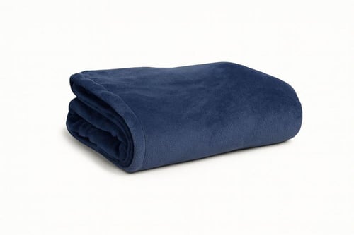 طقم ضيافة كامل مخمل باللون الكحلي مقاس 1×2 م