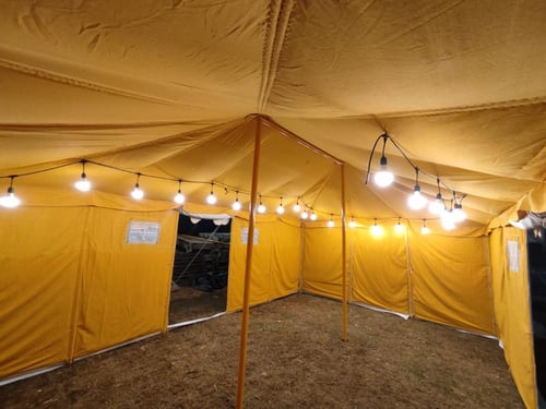 خيمة النشمي , مقاس 4×6 متر, ضد الماء سمك 36 مل , أ...