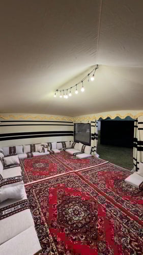 خيمة طويق هيكل حديد مقاس 6×4 متر