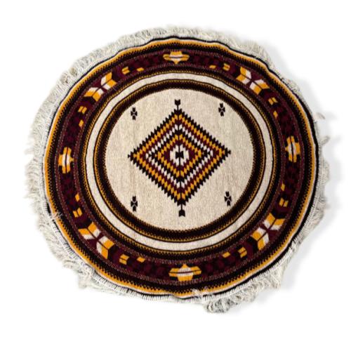 سفرة تراثية وجهين مقاس متر في متر - صناعة سورية