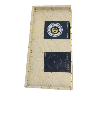 منقل غاز مع كهرب