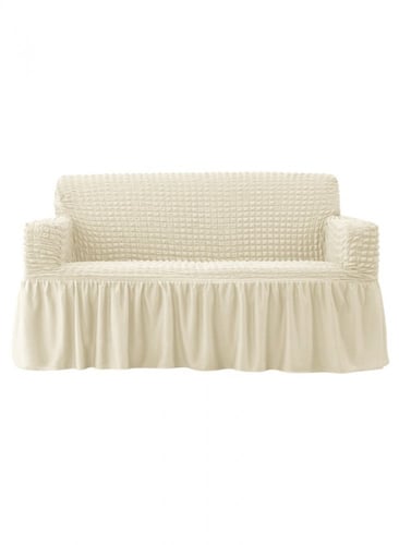 غطاء كنب مطاطي- ابيض