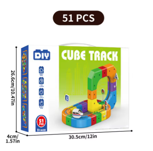 لعبة تركيب قطار مغناطيسي ثلاثي الأبعاد مضاد للجاذب...