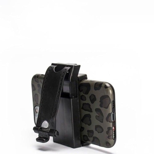 حامل موبايل لعجلة قيادة السيارة - اسود