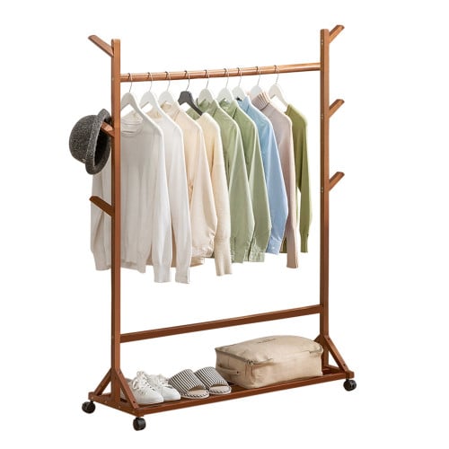 علاقة ملابس شماعة ملابس مصنوع من الخيزران 100*35*1...