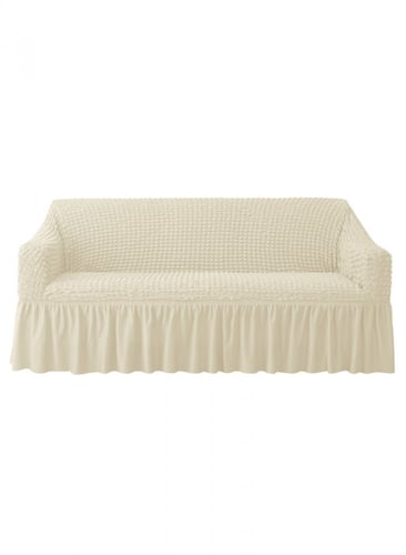 غطاء كنب مطاطي- ابيض