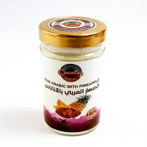 الصمغ العربي بالأناناس