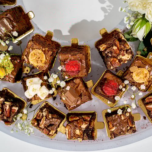 صحون الضيافة - براونيز