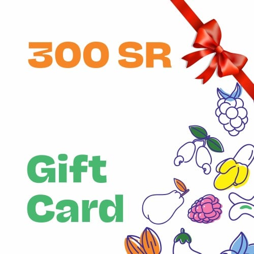 بطاقة اهداء 300 ريال