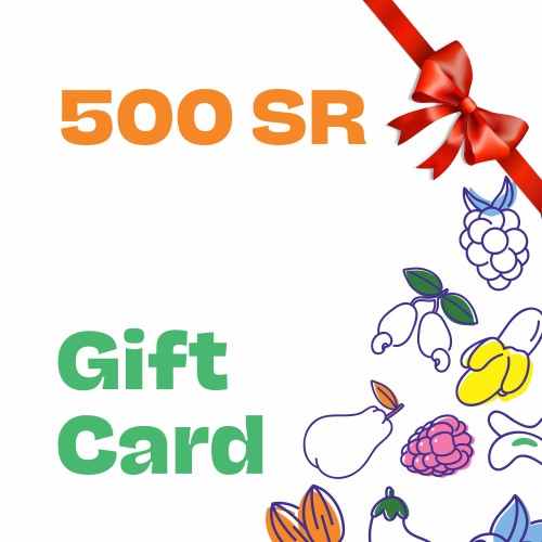 بطاقة اهداء 500 ريال