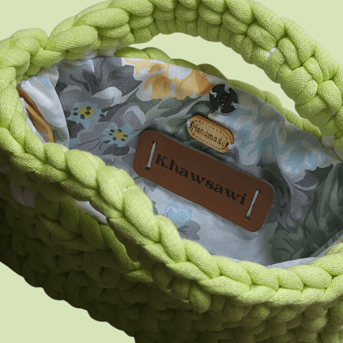 حقيبة بالون الأخضر الفاتح