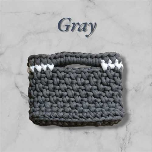 حقيبة بالون الرمادي