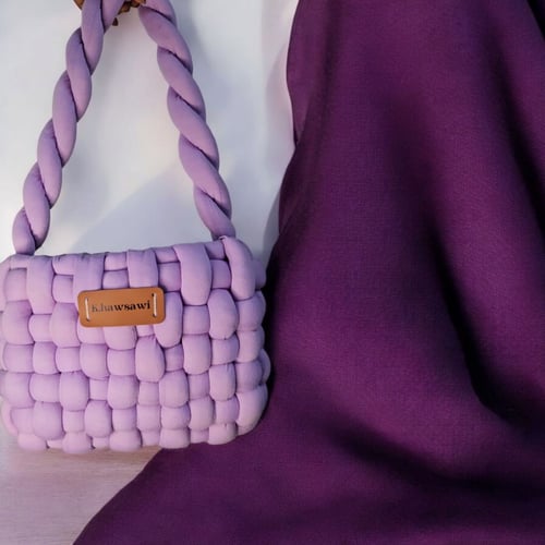 حقيبة بالون البنفسجي