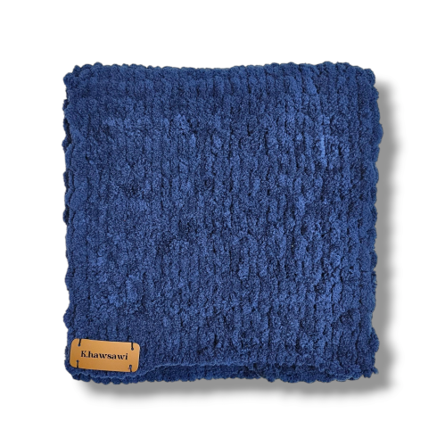 شال شتوي بالون الكحلي