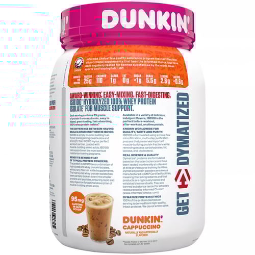 ايزو 100 دانكن كبتشينو- iso100 Dunkin Cappuccino