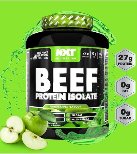بيف نكست 1.8KG بنكهة التفاح الأخضر / NXT Beef 1.8K...