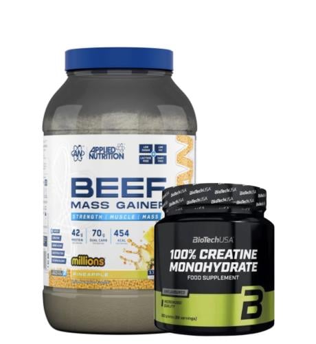 بكج ماس بيف اكس بي + كرياتين / mass beef xp + Crea...
