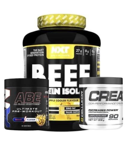 بكج بيف نيكست + كرياتين سيليكور + اي بي ايه / Beef...