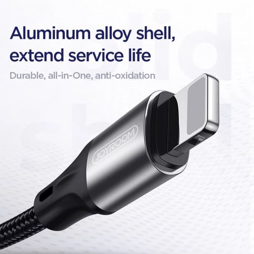 كيبل شحن ايفون joyroom يدعم الشحن السريع