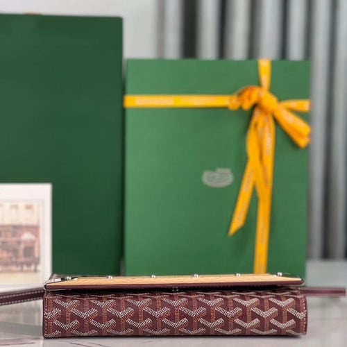 GOYARD Goyardine Monte Carlo Bois Clutch