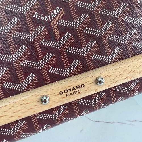 GOYARD Goyardine Monte Carlo Bois Clutch