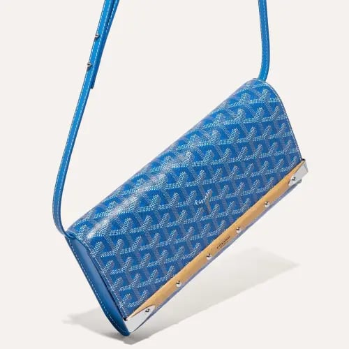 GOYARD Goyardine Monte Carlo Bois Clutch