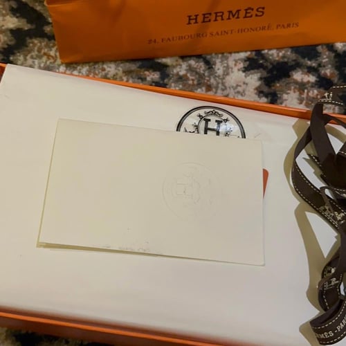 Hermes heeled slide sandals