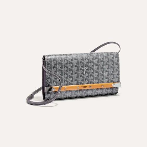 GOYARD Goyardine Monte Carlo Bois Clutch