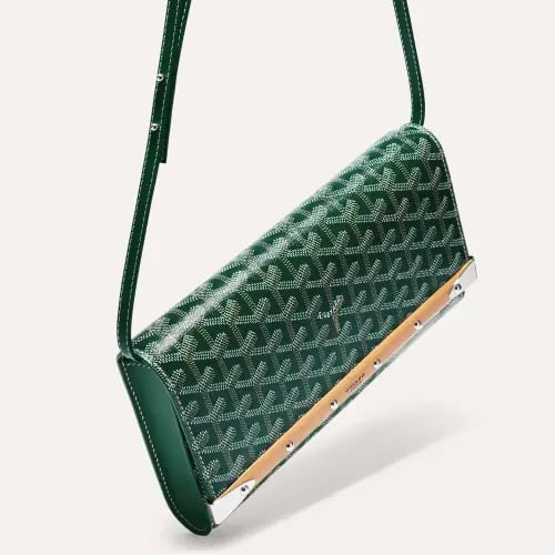 GOYARD Goyardine Monte Carlo Bois Clutch