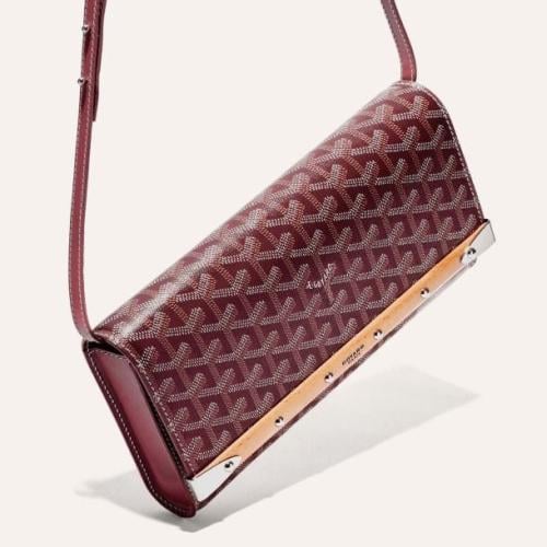 GOYARD Goyardine Monte Carlo Bois Clutch