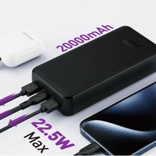 بكج 2 في 1 جودا بطارية بسعة 10000 + 20000 ملي امبي...