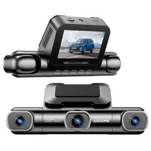 داش كام - AZDome M660 4CH، ذاكرة 128 جيجابايت 2K و...